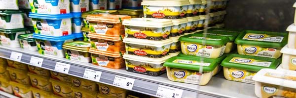 margarine in supermarkt